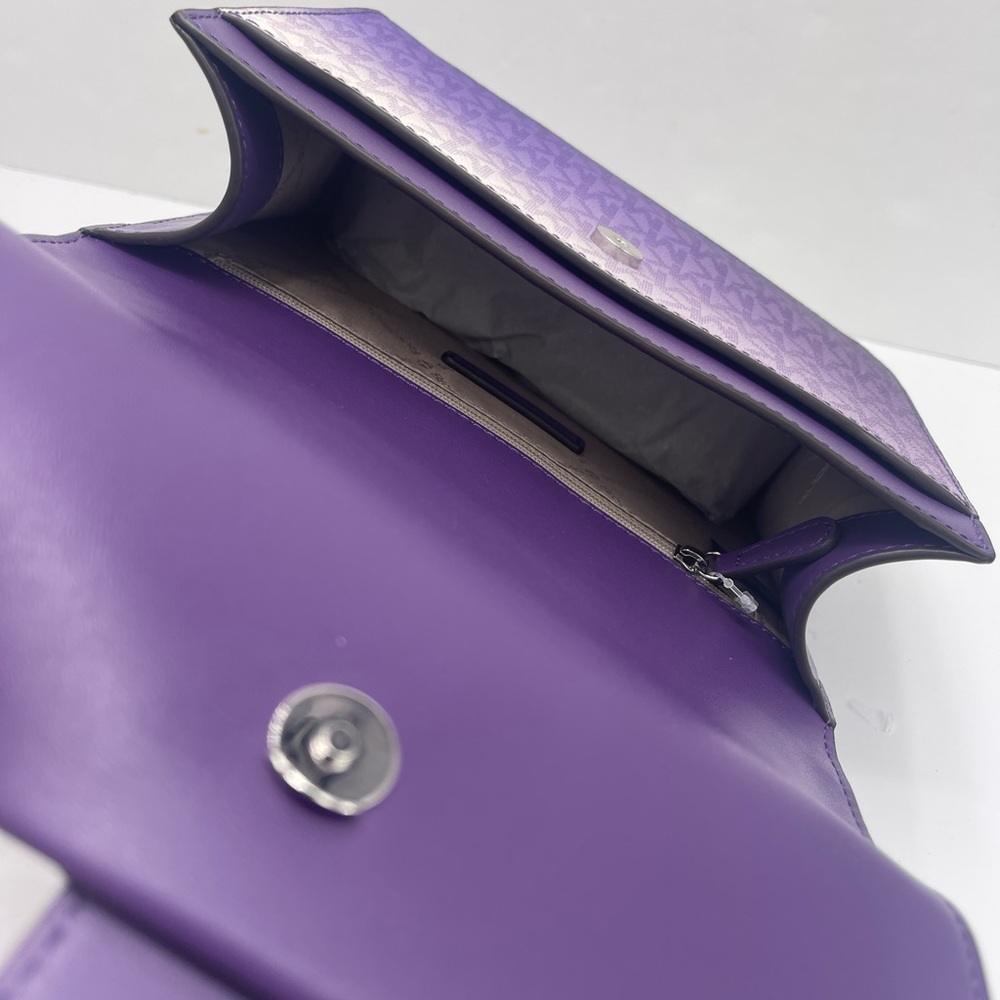 Michael Kors Greenwich Sm Color-Block Sign Logo Flap Crossbody XBODY
Dark Purple - Picture 7 of 16